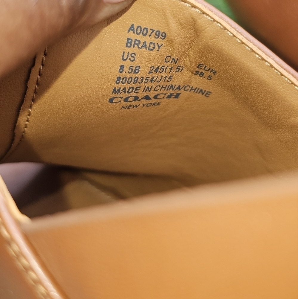 Coach Brandy Semi Matte Wedge Heel Sandal, Women's Size 8.5B - Picture 6 of 9